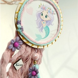 Πασχαλινή Λαμπάδα για κορίτσι Γοργόνα mermaid με Όνομα & Ευχή ή ΘΕΜΑ δικής σας επιλογής