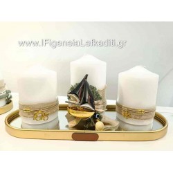 Επιτραπέζιο Σετ Γούρι Καραβάκι 2026 - χιονιάς