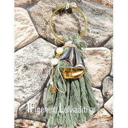 Χειροποίητο Γούρι 2026 Boho – Μεταλλικό Καράβι για Τύχη & Νέες Αρχές