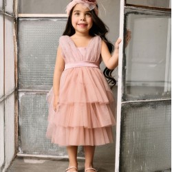 Βάπτιση φόρεμα ρούχο κορίτσι as15