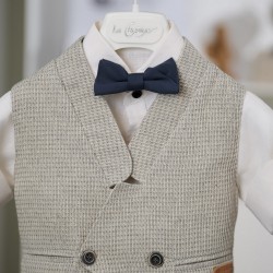 Μοντέρνο Βαπτιστικό κοστούμι για αγόρι 26A539 blue nany