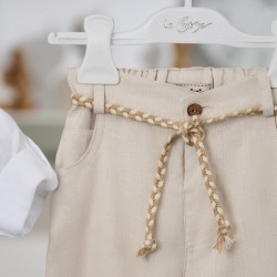 Βαπτιστικό κοστούμι για αγόρι 26A543 / μπεζ