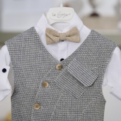 Βαπτιστικό κοστούμι για αγόρι 26A545 - ναυτάκι