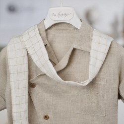 Καλοκαιρινό Βαπτιστικό κοστούμι για αγόρι 26A575