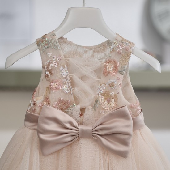 Βαπτιστικό φόρεμα vintage luxury για κορίτσι 26K730