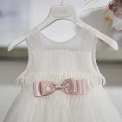 Ρομαντικό Φόρεμα βάπτισης για κορίτσι 26K740