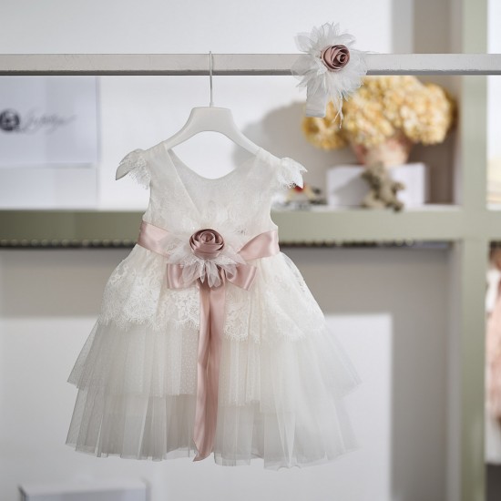Φόρεμα βάπτισης για κορίτσι 26K746