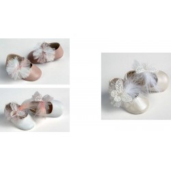 Βαπτιστικά παπουτσάκια ΑΓΚΑΛΙΑΣ EverKid κορίτσι