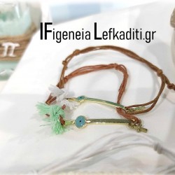 Μαρτυρικά βάπτισης – Αερόστατο μέντα / Γαλάζια σύννεφα