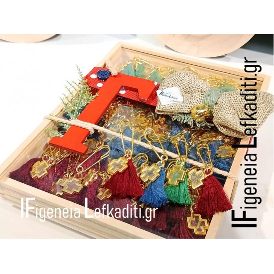 Χειροποίητα Μαρτυρικά βάπτισης  “Christmas Τρενάκι”