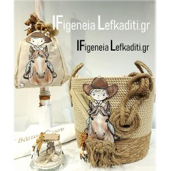 Βαπτιστικό Σετ για Αγόρι "Μικρός Καβαλάρης - Αγρότης σε άλογο"