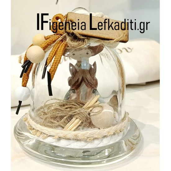 Βαπτιστικό Σετ για Αγόρι "Μικρός Καβαλάρης - Αγρότης σε άλογο"