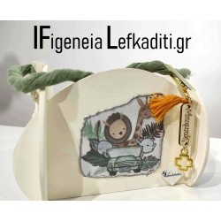 Καλαθάκι για τα μαρτυρικά SAFARI / σε θέμα βαπτιστικού σετ