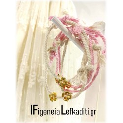 Μαρτυρικά Βάπτισης για κοριτσάκι "Boho Floral Ρομαντισμός" με βαλίτσα