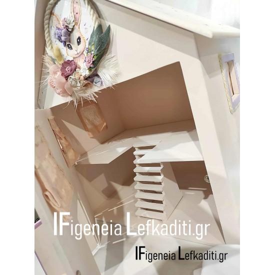 Βαπτιστικό σετ για κορίτσι Κουνελάκι Rabbit με κουκλόσπιτο