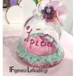 Συσκευασία πολυτελείας βαπτιστικού σταυρού  “Ουράνιο τόξο Μονόκερος”