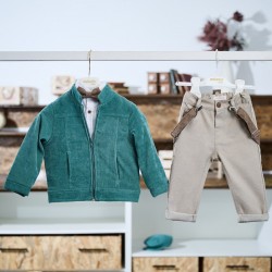 Χειμερινό κοστούμι βάπτισης για αγόρι ASW64