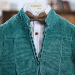 Χειμερινό κοστούμι βάπτισης για αγόρι ASW64