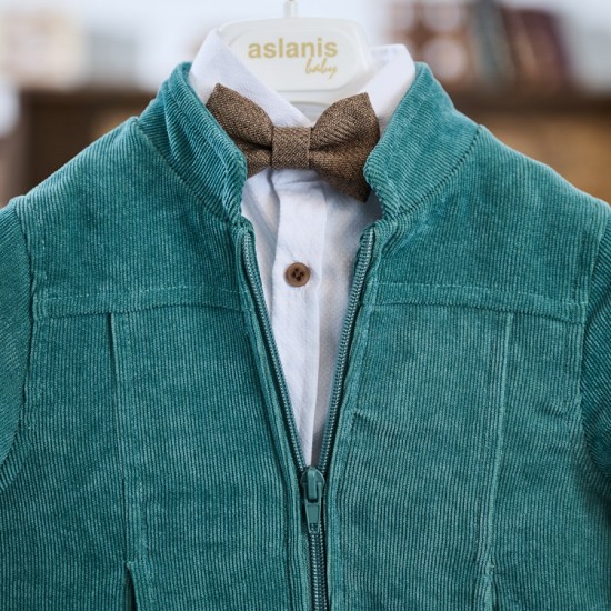 Χειμερινό κοστούμι βάπτισης για αγόρι ASW64