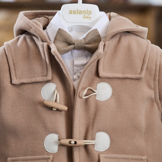 Χειμερινό βαπτιστικό κοστούμι για αγόρι ASW72