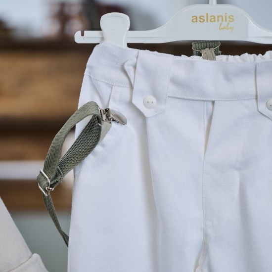 Χειμωνιάτικο Βαπτιστικό κοστούμι για αγόρι ASW78