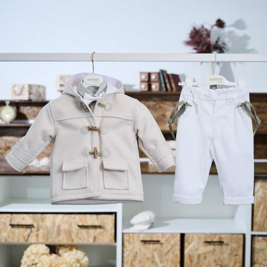 Χειμωνιάτικο Βαπτιστικό κοστούμι για αγόρι ASW78