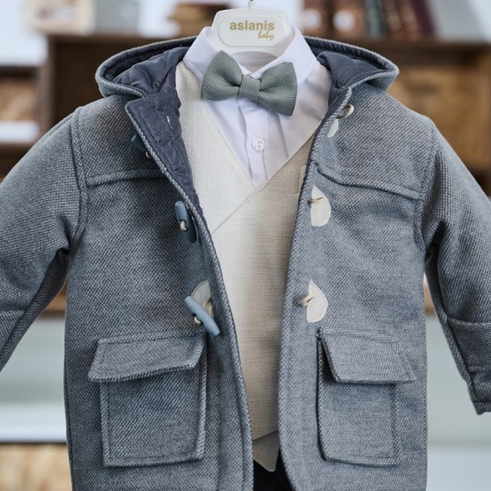 Βαπτιστικό κοστούμι για αγόρι Χειμώνας ASW86