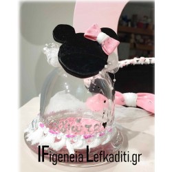 Συσκευασία Βαπτιστικού Σταυρού – Minnie Mouse Φιογκάκια