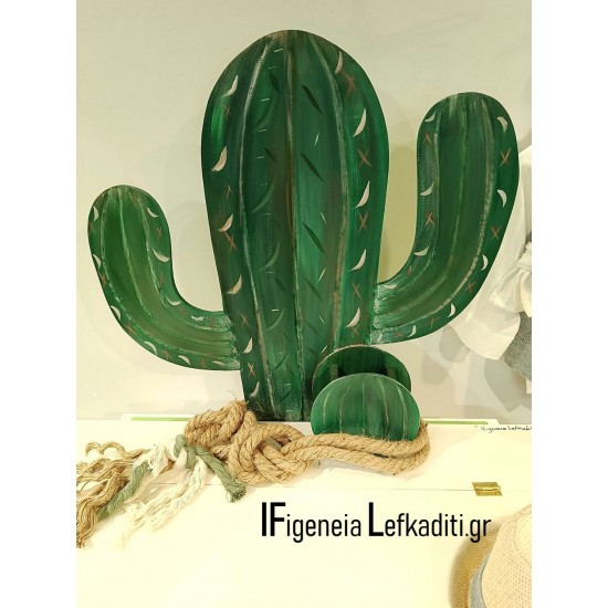 Βαπτιστικό Σετ Αγοριού Mexico Cactus με Ξύλινο μεγάλο Θρανίο