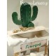 Βαπτιστικό Σετ Αγοριού Mexico Cactus με Ξύλινο μεγάλο Θρανίο