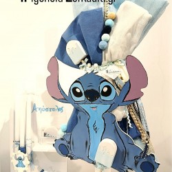 Σετ Βάπτισης για Αγόρι "Stitch - Ice Cream" με Βαλίτσα & Αρχικό Παιδιού