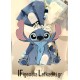 Σετ Βάπτισης για Αγόρι "Stitch - Ice Cream" με Βαλίτσα & Αρχικό Παιδιού