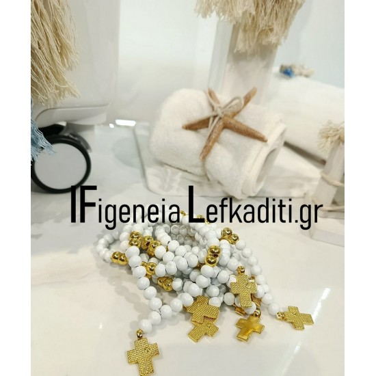 Βαπτιστικό Σετ “Ψαράκι Sea Fish / Greek Islands” με Βαλίτσα - Χειροποίητο Boho Θαλασσινό Θέμα Βάπτισης