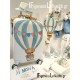 Βαπτιστικό Σετ Αγοριού Αερόστατο – Πολυτελές Πακέτο Βάπτισης με Ζωγραφισμένη Βαλίτσα & Μονόγραμμα
