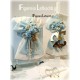 Σετ Βάπτισης Αγοριού Μονόγραμμα Flower Baby Blue με Βαλίτσα / Χειροποίητο & Προσωποποιημένο