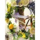 Σετ Βάπτισης για κορίτσι Boho Lemon & Lavender | Λεμόνι & Λεβάντα