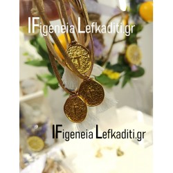 Μαρτυρικά Βάπτισης Κοριτσιού Boho Lemon & Lavender – Βραχιόλια Φυλαχτό