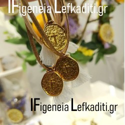 Μαρτυρικά Βάπτισης Κοριτσιού Boho Lemon & Lavender – Βραχιόλια Φυλαχτό