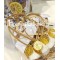 Μαρτυρικά Βάπτισης Κοριτσιού Boho Lemon & Lavender – Βραχιόλια Φυλαχτό