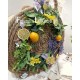 Σετ Βάπτισης Κοριτσιού Boho Lemon & Lavender | Πλήρες Χειροποίητο Βαπτιστικό Σετ με Λεμόνι & Λεβάντα