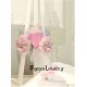 Βαπτιστικό Σετ Κοριτσιού Baby Girl Floral – Ζωγραφισμένο στο Χέρι με Ξύλινο Κουτί