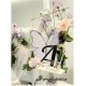 Βαπτιστικό Σετ Κοριτσιού Πεταλούδα Butterfly Flower με Βαλίτσα Τρόλεϊ & Μονόγραμμα