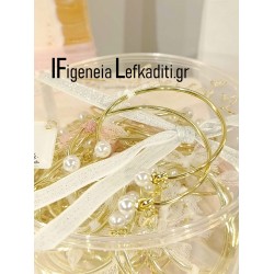 Γυναικεία Μαρτυρικά Βάπτισης Χειροπέδες "Carousel FLORAL"