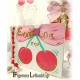 Βιβλίο ευχών βάπτισης κοριτσιού "ΚΕΡΑΣΙ Sweet Cherry"