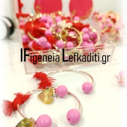 Μαρτυρικά  βάπτισης κοριτσιού για μαμά νονά "ΚΕΡΑΣΙ Sweet Cherry"