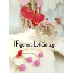 Μαρτυρικά βάπτισης χειροπέδες "ΚΕΡΑΣΙ Sweet Cherry"