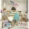 Βαπτιστικό Σετ Κοριτσιού Γοργόνα / Boho Mermaid Baptism Set με Ξύλινο Μπουντουάρ & Καρέκλα Αχιβάδα