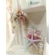 Βαπτιστικό Σετ Κοριτσιού Γοργόνα / Boho Mermaid Baptism Set με Ξύλινο Μπουντουάρ & Καρέκλα Αχιβάδα