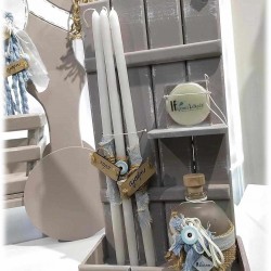 Χειροποίητο Βαπτιστικό σετ για αγόρι Αλογάκι - Ιππότης 