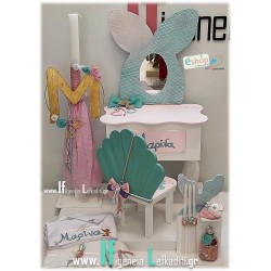 Σετ βάπτισης για κορίτσι με θέμα την Γοργόνα "ΜΑΡΙΝΑ"